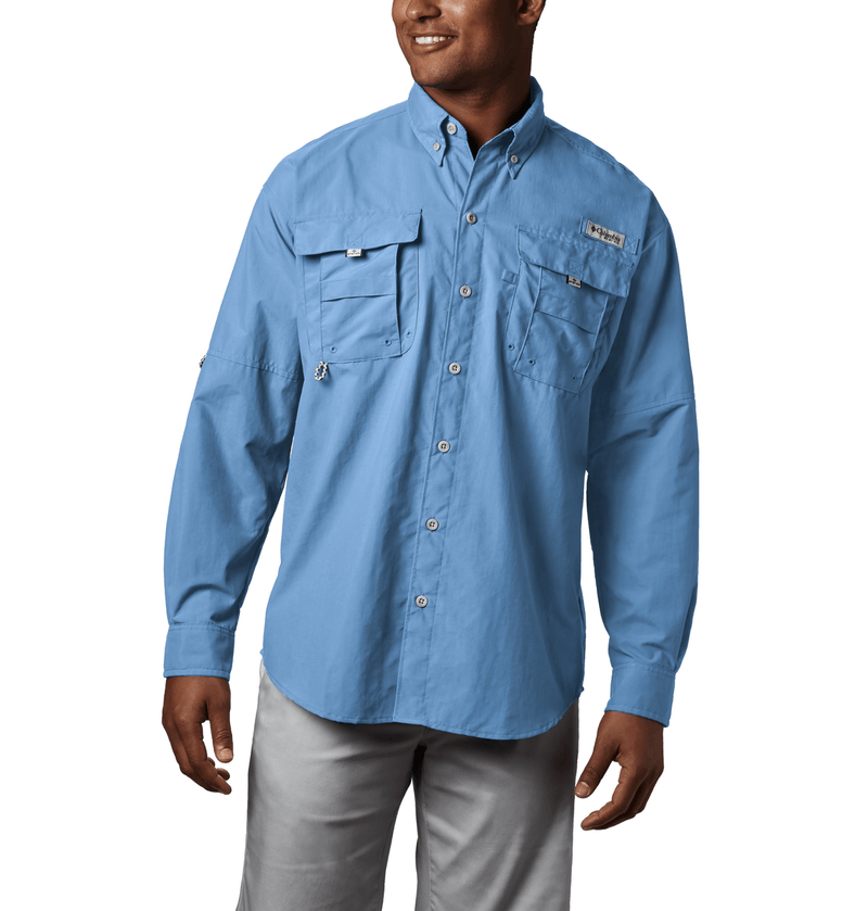 Columbia PFG Bahama II - Camisa de pesca de manga larga para hombre, SPF 30