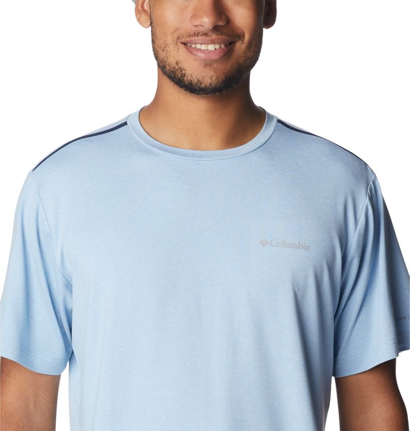 Camicia Da Escursionismo Columbia Tech Trail™ - Maniche Corte Uomo, 100% Poliestere, Stampata - Foto 9