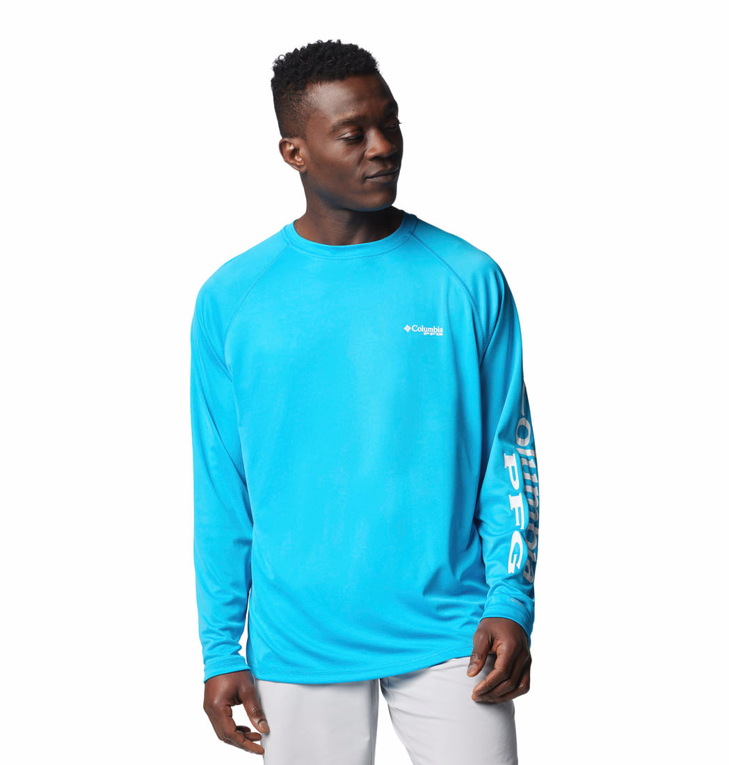 Camiseta Para Pesca Terminal Tackle Ls S Hombre Columbia Colombia