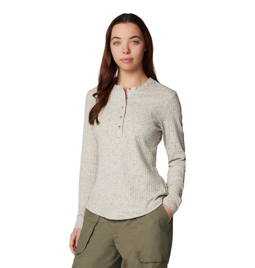 Camisetas Lifestyle Brea Falls™ Henley Ls Mujer