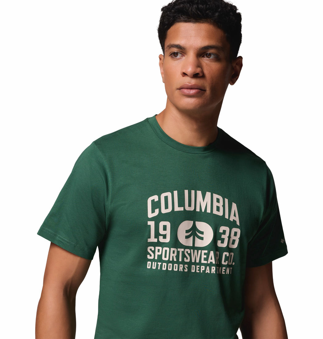 Camisetas Csc Seasonal Logo Te Hombre - Columbia Colombia, image size:1048x1100